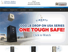 Tablet Screenshot of libertysafesnj.com